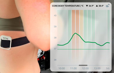 Train with CORE: Core Temp for Running Off the Bike